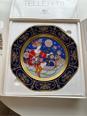 1981 Hutschenreuther Germany Weihnachts-Teller ‘81 Christmas Plate